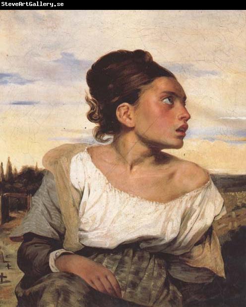 Eugene Delacroix Orphan Girl at the Cemetery (mk45)